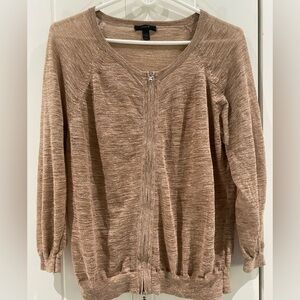 J. Crew zip cardigan